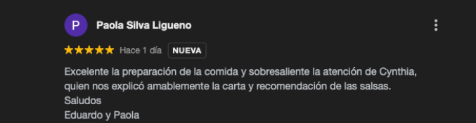 Recomendación de cliente