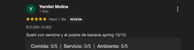 Recomendación de cliente