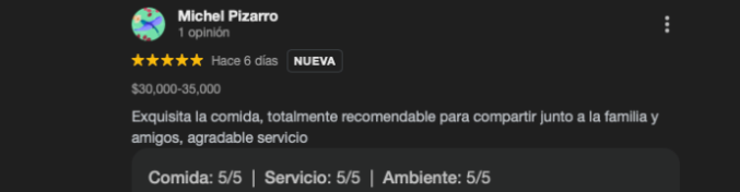 Recomendación de cliente